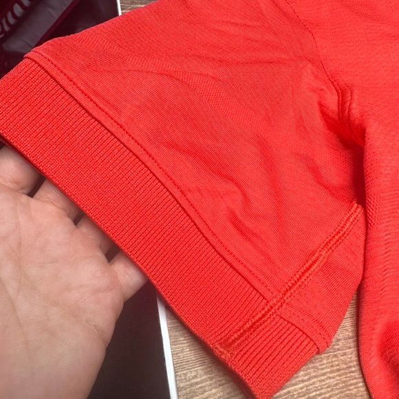 Lululemon Swiftly Tech Relaxed Fit Polo Shirt NWT Size 6 (Hot Heat/Red Glow) - Picture 9 of 11